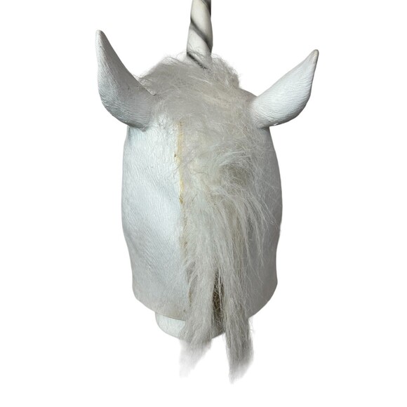Unicorn Head Deluxe Novelty Mask  Creepy Halloween Costume  Theatre Cosplay - Picture 5 of 7